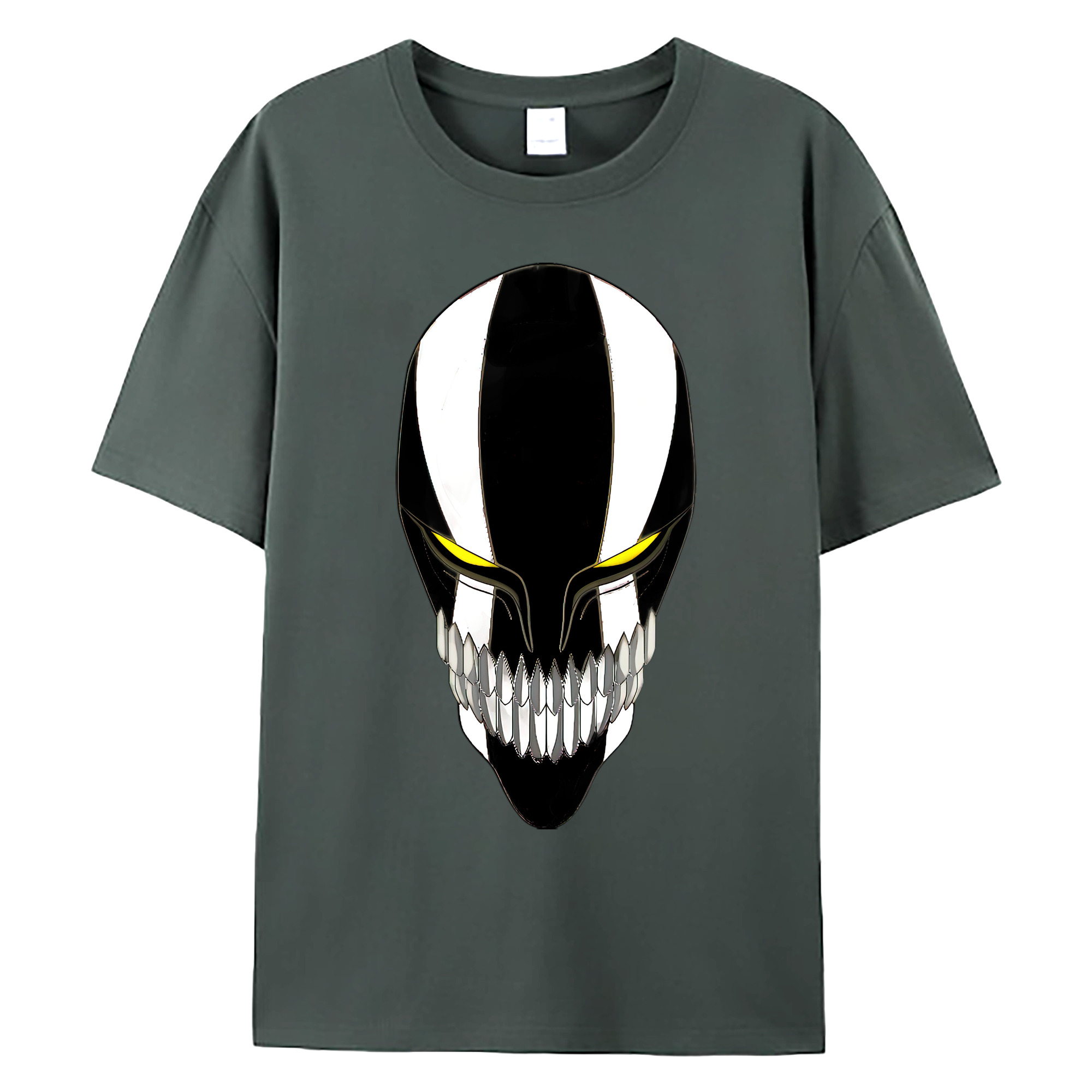 （画像用） ブリーチ 黒崎一護（くろさき いちご）BLEACH Kurosaki Ichigo 綿100％ メンズ半袖Tシャツ｜肌触りやわらか＆通気性